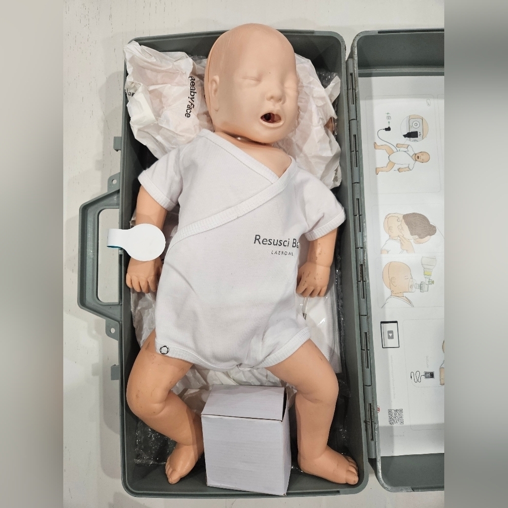 Resusci Baby QCPR by Laerdal Medical. Excellent Used Condition Manikin CPR